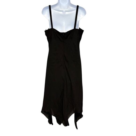 Onyx Nite Little Black Dress Y2K Babydoll Sheer Witchy Whimisgoth LBD Sz 12 - Picture 2 of 8